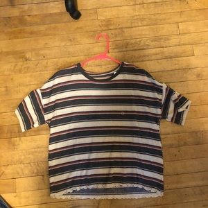 American eagle soft and sexy striped shirt